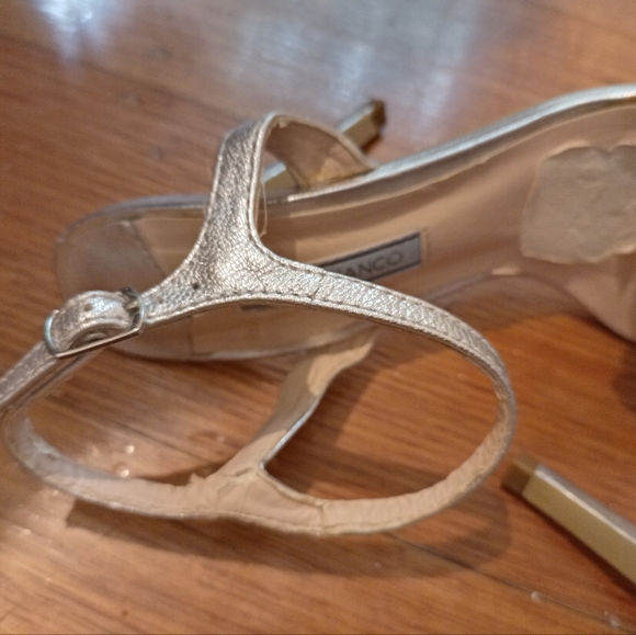 Tony Bianco Silver Kosta Diamente  strap stiletto heel in size 6 - Picture 4 of 9